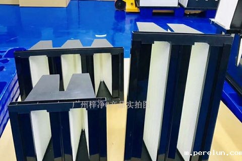 大风量组合式1946伟德手机折叠锲形褶层厚(滤料)